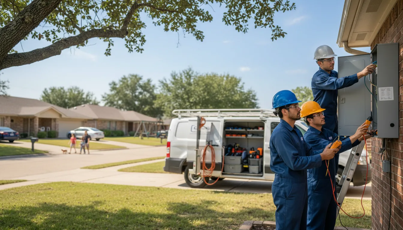 Certified electrician providing emergency electrical services in Edmond, OK